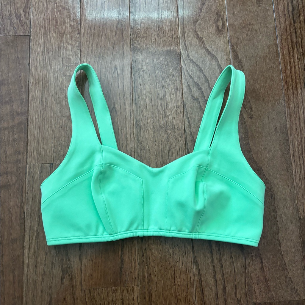 Nwot Theory 38 Luv Spikes Lime Green Sports Bra - Small